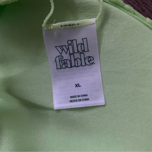 lime green triangle bikini top - Picture 3 of 4